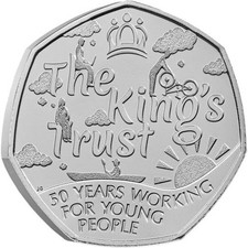 2026 THE KING'S TRUST 50p