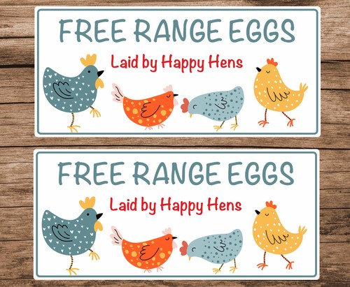 Free range eggs vinyl - range,