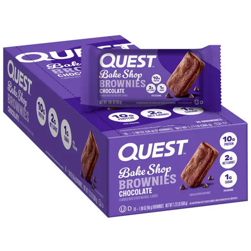 Quest nutrition brownie 10x56g - quest,