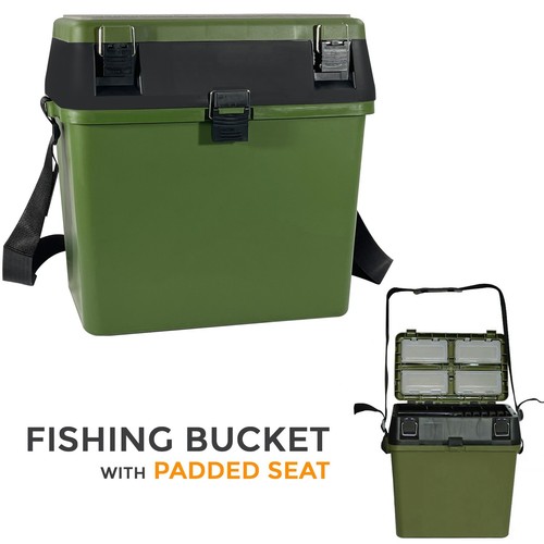 Tackle box seat bucket - seat, for