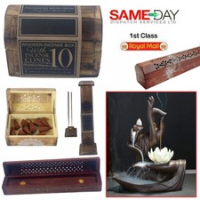 Wooden incense stick holder - wooden,