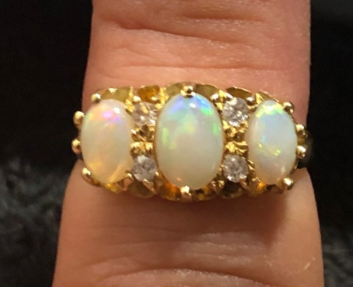 Victorian 18ct gold diamond - gold,