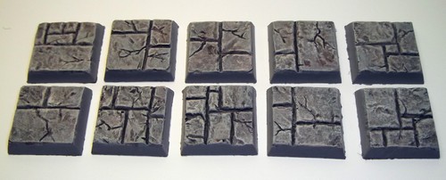 20mm square paved - square, stone