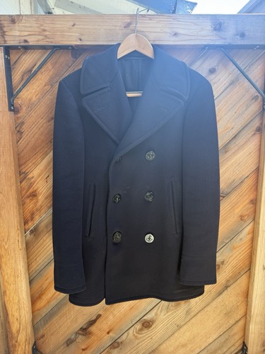 Vintage 1964 navy peacoat - 1964,
