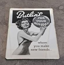 1950s/1960s Small Butlin's Hand Mirror, vintage, retro