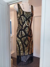 Flapper Dress with Beaded