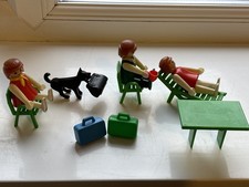 VINTAGE PLAYMOBIL  1977 CARAVAN CREAM EXCELLENT CONDITION