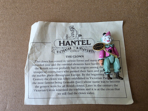 Hantel miniature jointed clown - jointed,