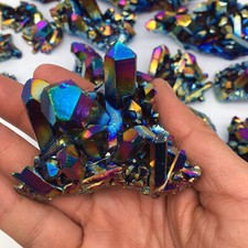 Natural crystal quartz aura - crystal,