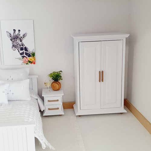 Miniature dolls house bedroom - miniature,