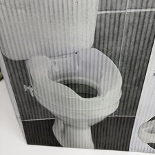 Homecraft Raised Toilet Seat 4 Inch (10 cm) – Toilet Riser for Elderly, Disabled