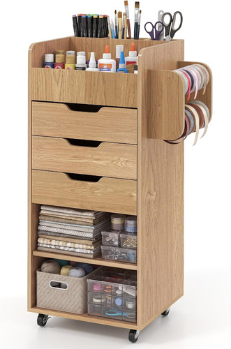 Drawers mobile file cabinet - 3,