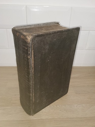 Antique 1837 holy bible - holy,
