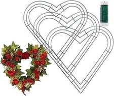3pcs Metal Wire Wreath Frame