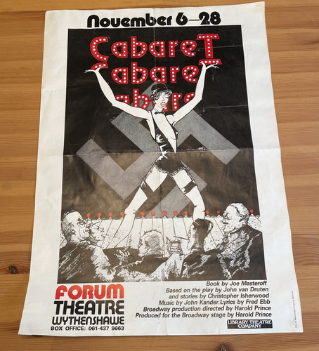 Cabaret theatre poster - theatre,
