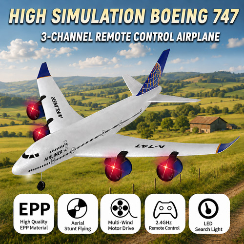 Boeing 747 plane 4ghz - boeing, rc