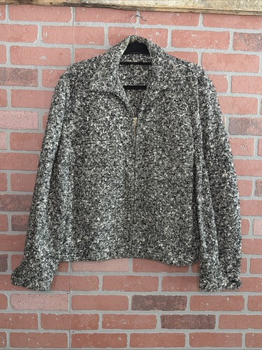 Vintage 1940s black tweed - 1940s,