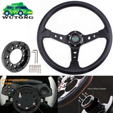 14" Black Steering Wheel +