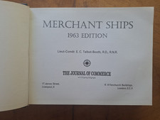 Merchants Ships, 1963 Edition