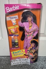 1993 Vintage Paint N Dazzle Barbie Doll Brunette  NRFB