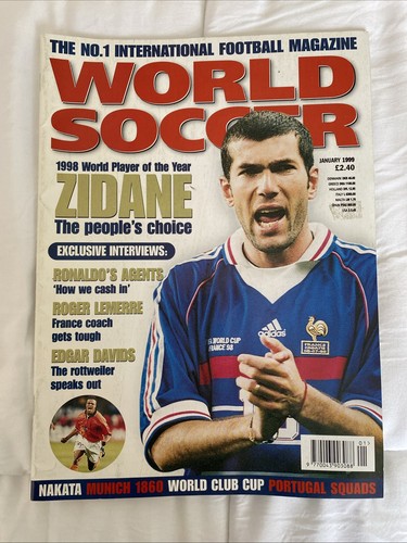 World soccer jan 1999 zidane - soccer,