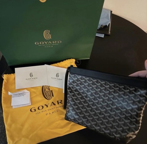 Goyard conti pouch noir - pouch,