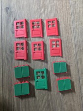 Red & Green LEGO Doors and