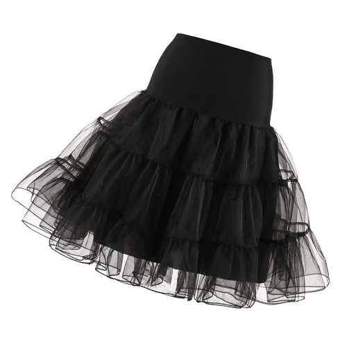 Black women hoopless petticoat - women,