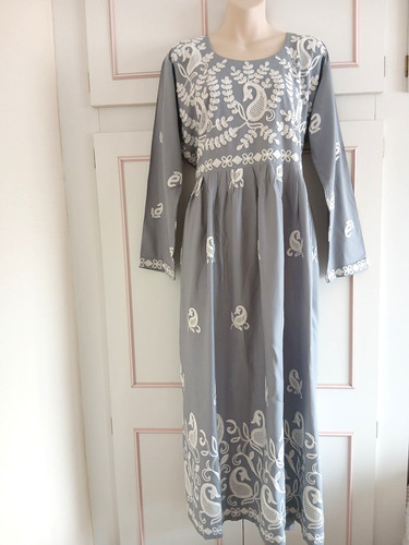 New grey white - new, long