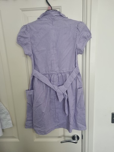 Girls purple gingham - purple,