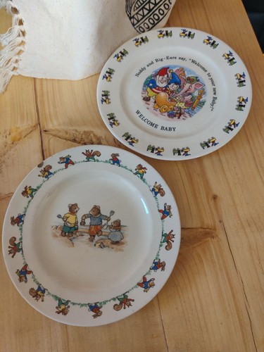 Vintage nursery plate bundle - vintage,