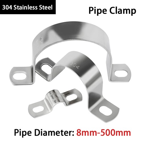 8mm 500mm pipe clamp - 8mm-500mm,