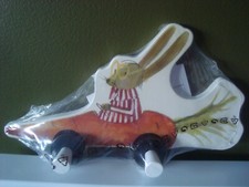 Limited Kids Wood Wall mounted Hooks Country Rustic Cottage Cute Animal Design