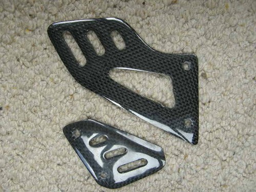 Carbon fibre heel - fibre, plates