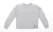 Miss E-vie Womens Grey Crew