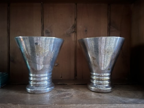 Antique victorian pair silver - antique,