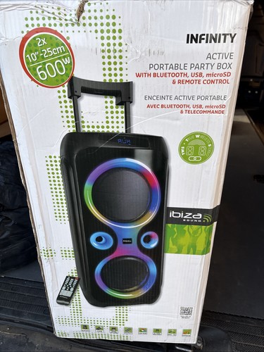 Ibiza infinity speaker box - pa,