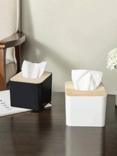 1pc Elegant Square Tissue Box