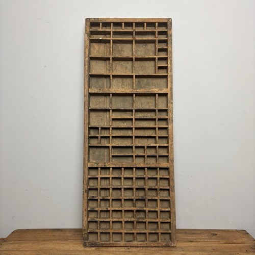Vintage wooden printers tray - printers,
