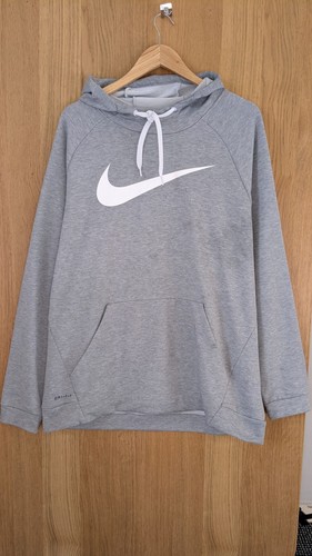 Nike grey dri - dri-fit, hoodie