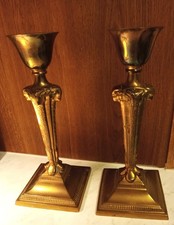 Rams Head BRASS Candlesticks
