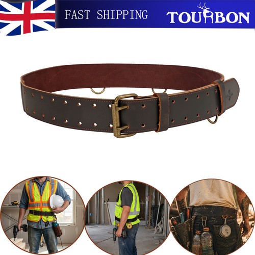 Tourbon leather tool belt - leather,