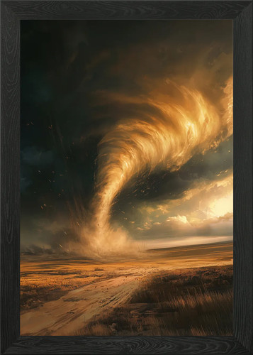 Dramatic tornado landscape - tornado,
