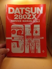 Datsun 280-ZX 1979 OEM Shop Service Repair Manual Wiring Diagrams Engine Guide