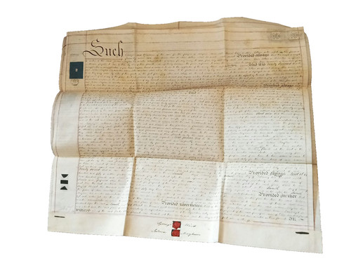 1844 early victorian vellum - early,