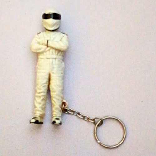 White motorsport racing driver - racing,