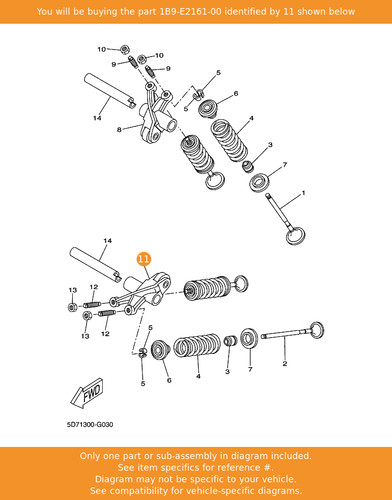 Yamaha arm valve rocker - yamaha, arm,