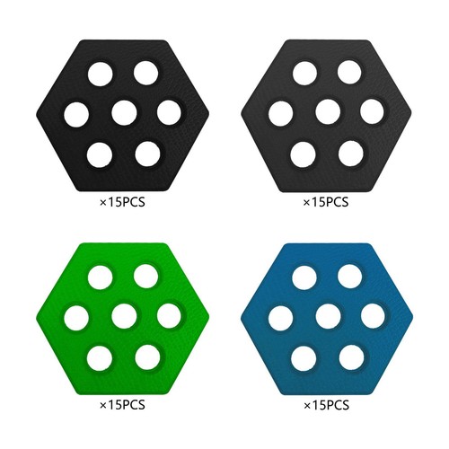 15pcs hexagon surfboard pads - 15pcs,