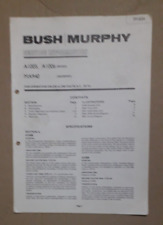 Bush/Murphy A1005 A1006 MA940