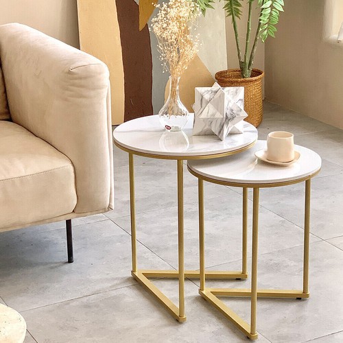 Round nesting coffee table - round,